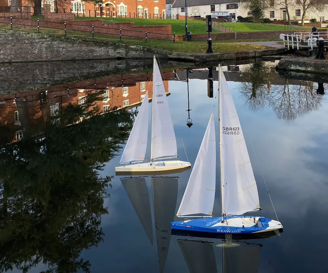 Model Boats in the Stourport-on-Severn canal basin