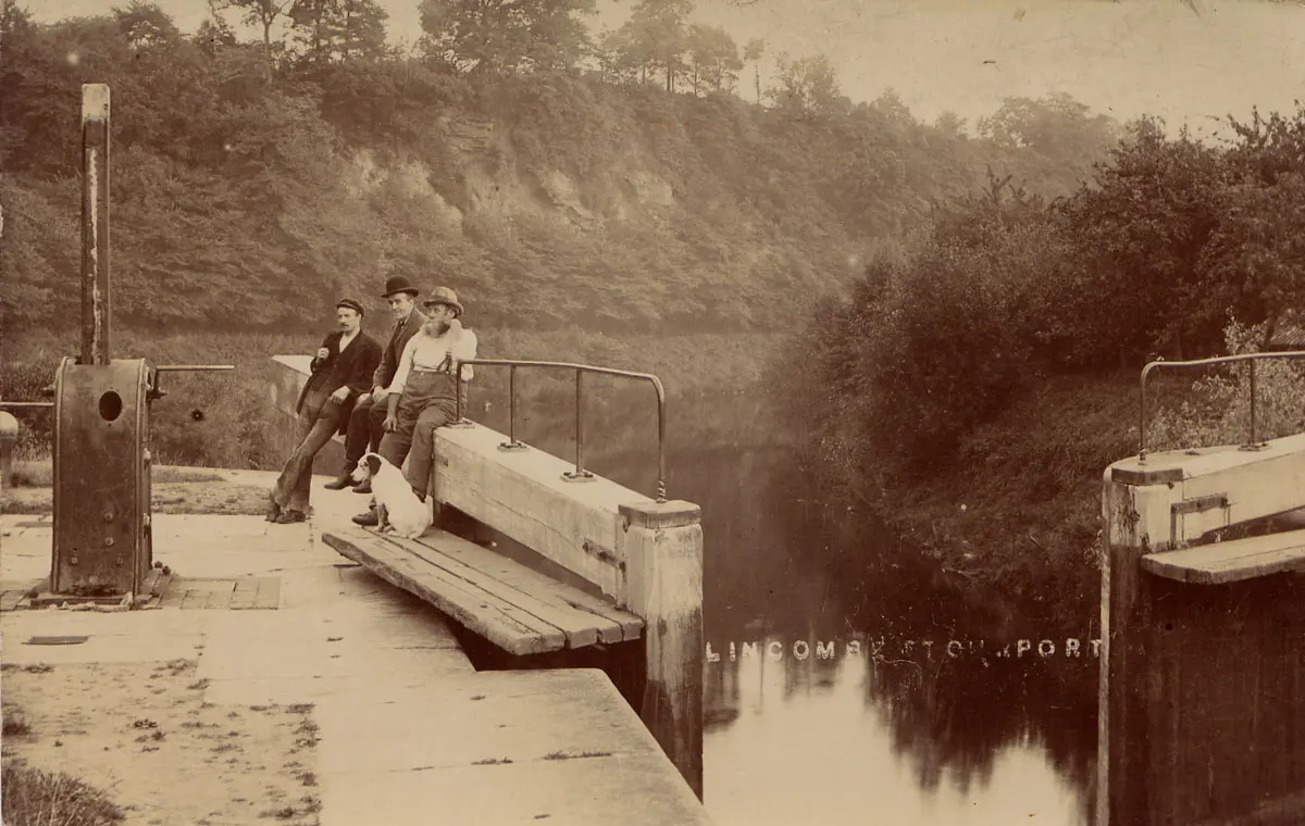 An historic image of Lincombe Lock in Titton, Stourport-on-Severn