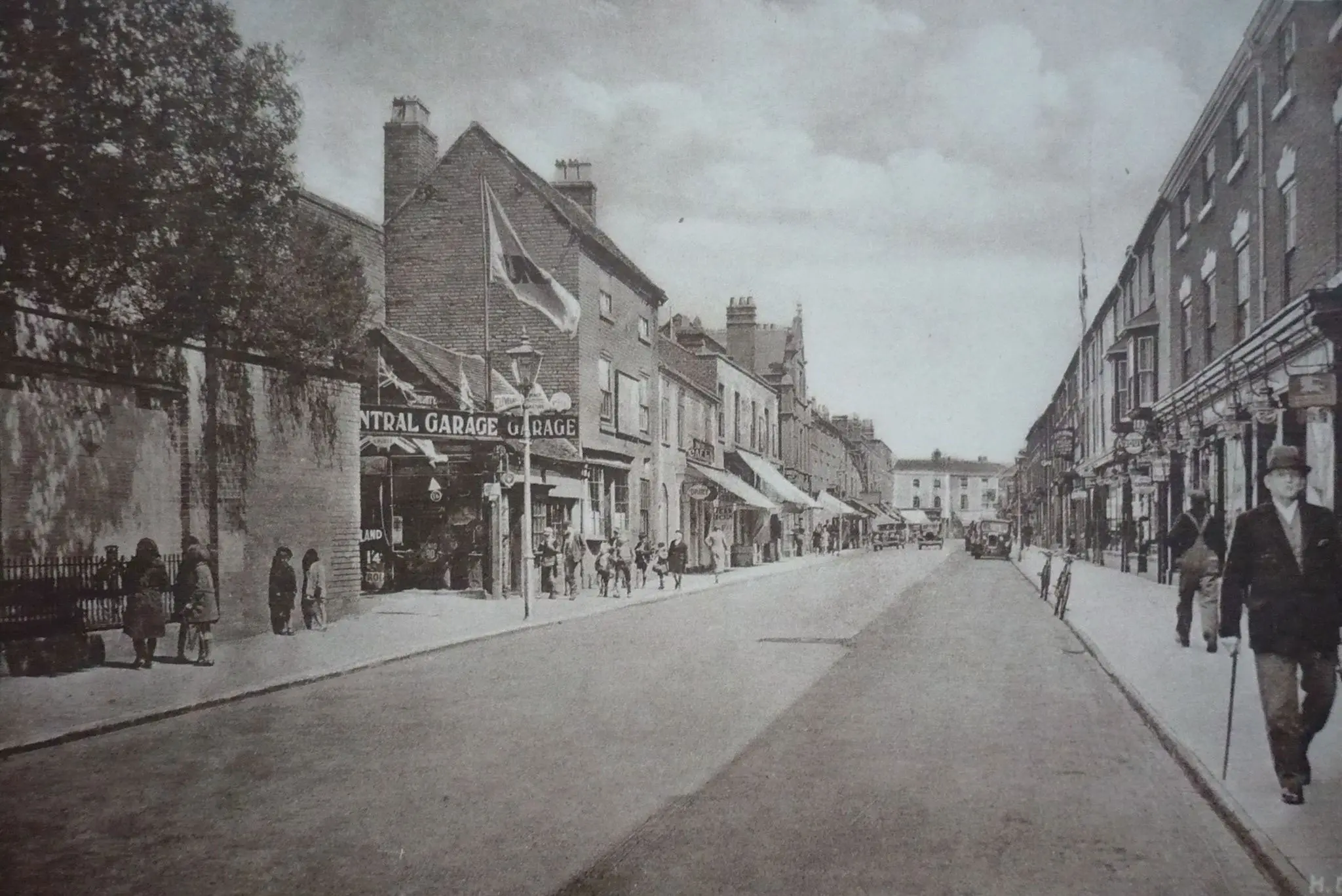 Old shot of Stourport town